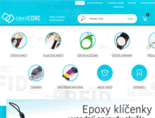 Tablet Screenshot of identcore.cz